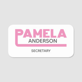 Pamela Name Tag Namensschild