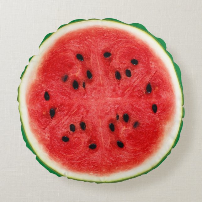 Pamelonen-Fruchtkissen Rundes Kissen (Vorderseite)