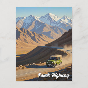Pamir Highway Tadschikistan Travel Postkarte