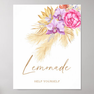 Pampas Gras Babydusche - Limonade Poster