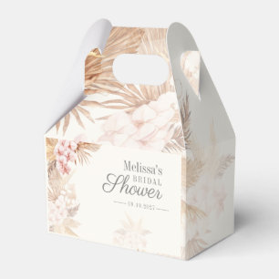 Pampas Gras Boho getrocknete Palmen Junggesellinne Geschenkschachtel