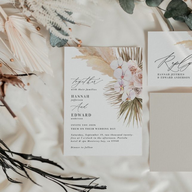 Pampas gras palmenblättrig orchid moderne rustikal (Von Creator hochgeladen)