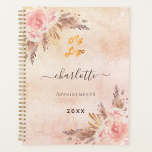 Pampas-Gras-Rose-Gold-Firmenlogo QR Planer
