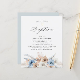 Pampas Gras staubblaue Blumen erhöhen die Taufe