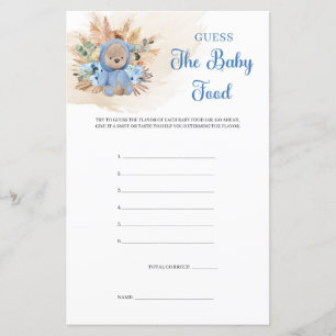 Pampas Gras Teddybär Blau Ratet The Baby Food
