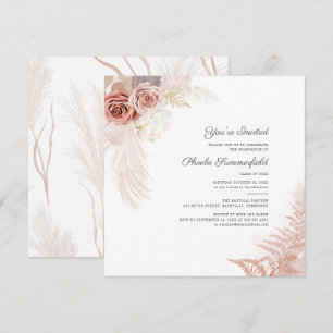 Pampas Grass Abschluss 2024 Party Einladung