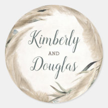 Pampas Grass and Greenerity Wedding