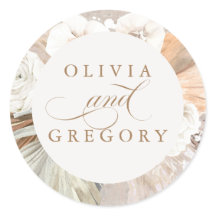 Pampas Grass and White Blume Boho Wedding