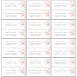 Pampas Grass Anthuriums Guest Name Address Labels