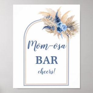 Pampas Grass Arch Momosa Bar Boy Schild