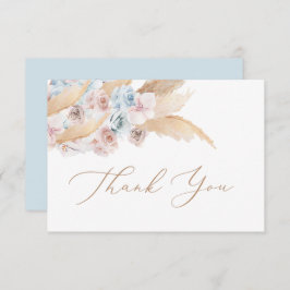 Pampas Grass Blue Wüste Danke Karte