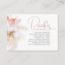 Pampas Grass Blumenbücher für Babywünsche