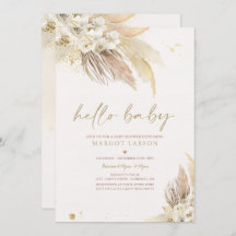 Pampas Grass Bohemisch Tropical Desert Baby Dusche