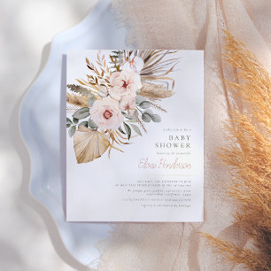 Pampas Grass Boho Desert Budget Girl Baby Dusche