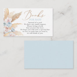 Pampas Grass Boy Books for Baby Enclosure Card Begleitkarte