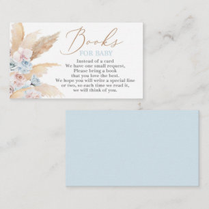 Pampas Grass Boy Books for Baby Enclosure Card Begleitkarte