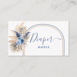 Pampas Grass Boy Diaper Raffekarte Begleitkarte