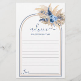 Pampas Grass Boy Ratschläge für die Mama als Karte