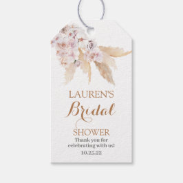 Pampas Grass-Brautparty Geschenkanhänger