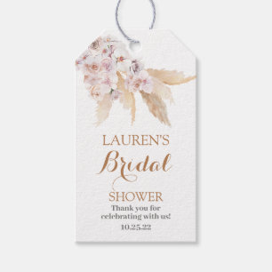 Pampas Grass-Brautparty Geschenkanhänger