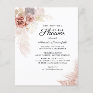 Pampas Grass Bridal Dusche Einladung