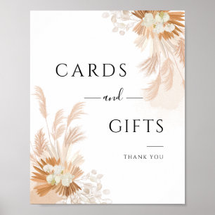 Pampas Grass Cards und Geschenke Hochzeitszeichen Poster