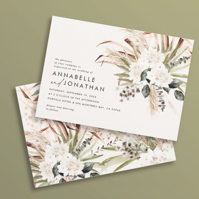 Pampas grass eucalyptus Moderne rustikale Hochzeit (Von Creator hochgeladen)