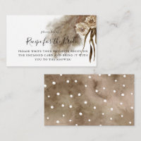 Pampas Grass Fall Brautparty Anfrage