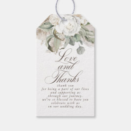 Pampas Grass Floral Boho Natural Vielen Dank Geschenkanhänger