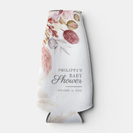 Pampas Grass getrocknete Palmen Terracotta Kinderd Flaschenkühler