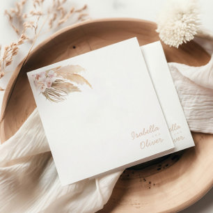 Pampas Grass Napkins Serviette