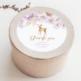 Pampas grass oh irer lilac Baby Dusche Gefallen An Runder Aufkleber