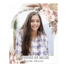 Pampas Grass Orchid Foto Beerdigung Gedenkstätte