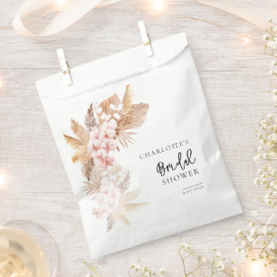 Pampas Grass Pink Brautparty Geschenktütchen