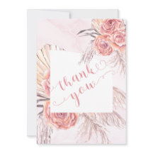 Pampas Grass |Rosa Rose Blooms Babydusche