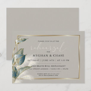 Pampas Grass Smokey Aquamarin Anthurium Probe Einladung