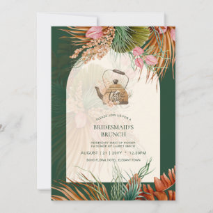 Pampas Grass TEA PARTY Brautparty Mittagessen