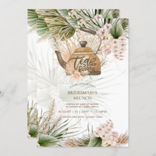 Pampas Grass TEA PARTY Brautparty Mittagessen