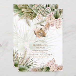 Pampas Grass TEA PARTY Brautparty Mittagessen