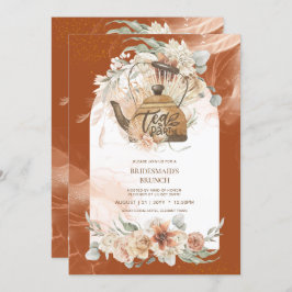 Pampas Grass TEA PARTY Brautparty Mittagessen