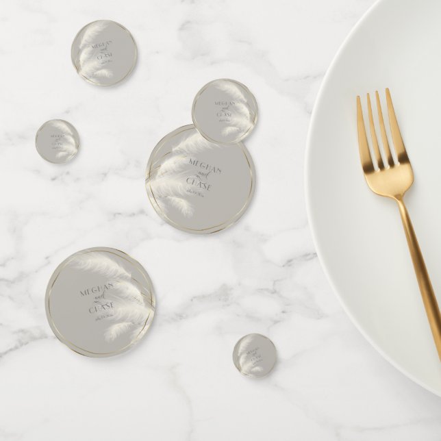 Pampas Grass Wedding Konfetti (Gruppe)