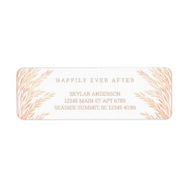 Pampas Grass Wedding Neutral Wasserfarbe Stil