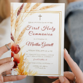 Pampas Herbstbeige Girls First Heilige Kommune Einladung