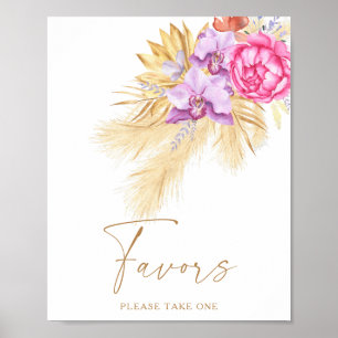 Pampas Laub - Favor Poster
