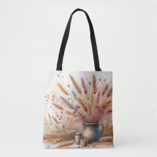 Pampasgras Modern Boho Floral für Herbst & Herbst 