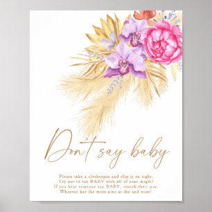 Pampasgras - Sag nicht Baby Poster