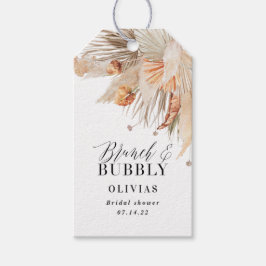 Pampelgras aus Brunch und Brautparty Geschenkanhänger