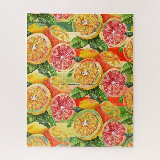 Pampelmusen, Orangen Puzzle (Vertikal)
