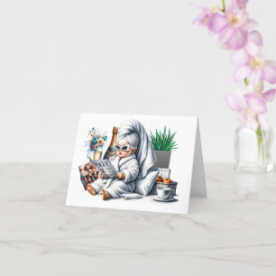 Pamper dich selbst karte