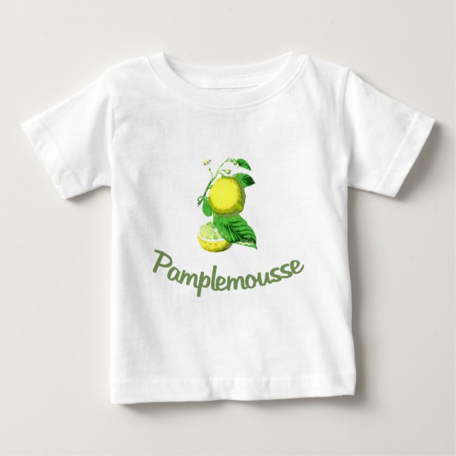 Pamplemousse Franzosen für Pampelmuse Baby T-shirt (Vorderseite)